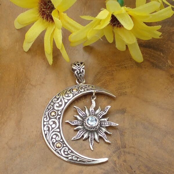 Liontin Perak Bali Permata