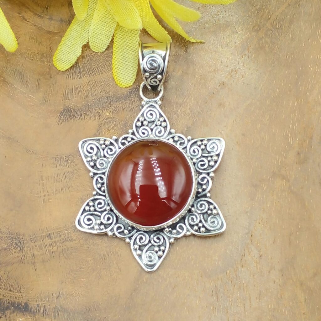Liontin Perak Bali Permata