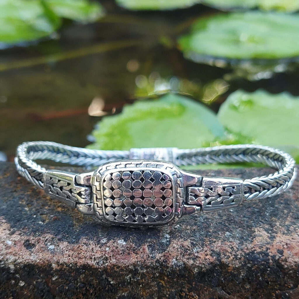 Gelang Perak Rantai Armadilo B696