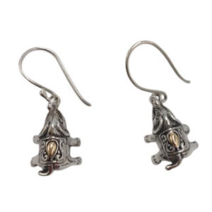 Anting Perak Gajah Ukiran Bali E1617