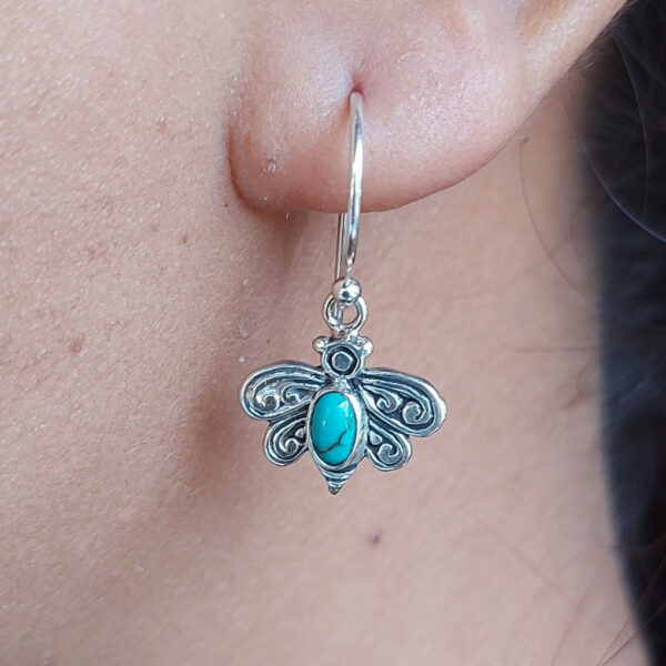 Anting Perak Lebah Permata E1837