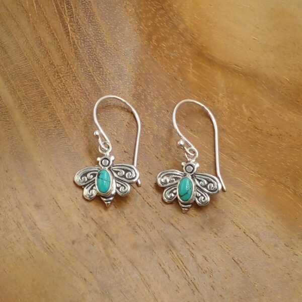 Anting Perak Lebah Permata E1837