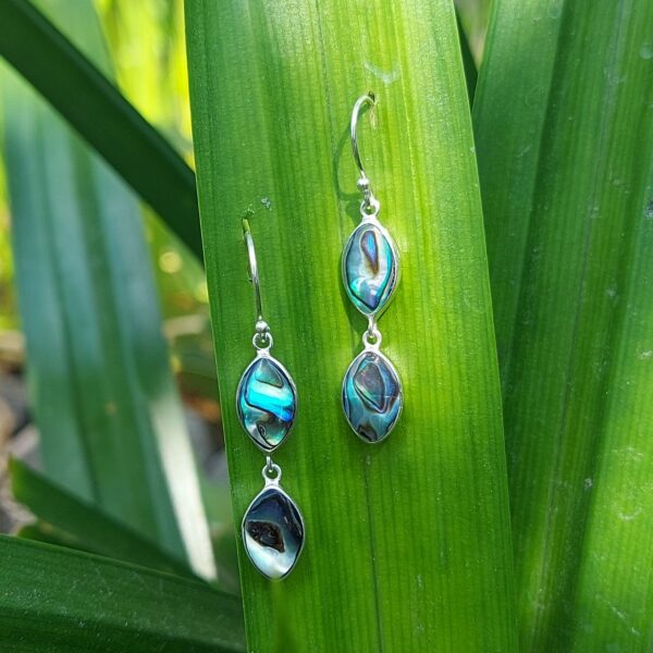 Anting Perak Kerang Markis Ganda E1848