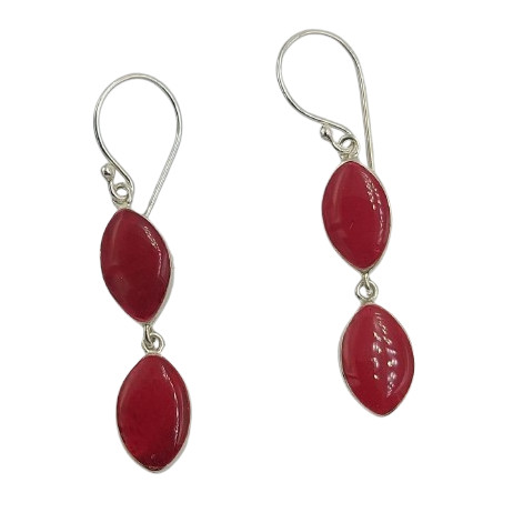 Anting Perak Kerang Markis Ganda E1848