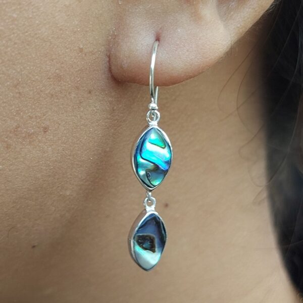 Anting Perak Kerang Markis Ganda E1848