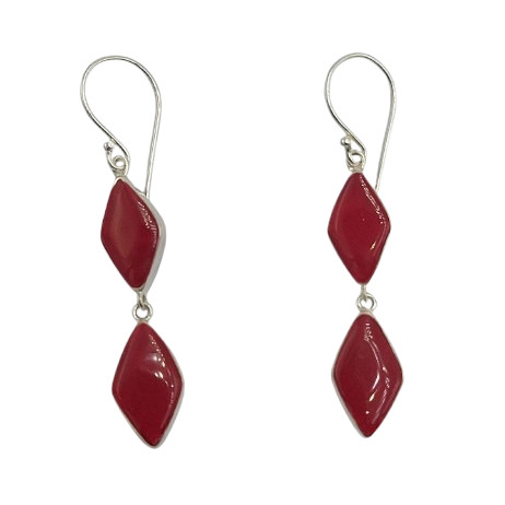 Anting Perak Kerang Wajik Ganda E1850