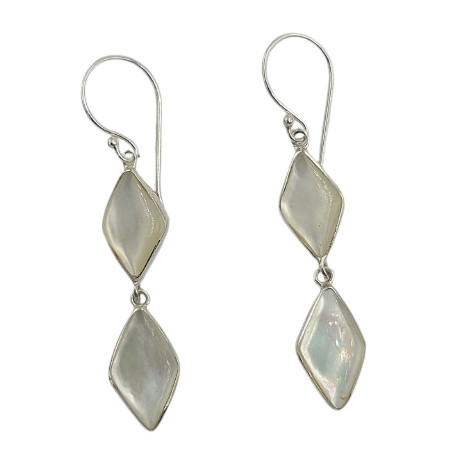 Anting Perak Kerang Wajik Ganda E1850