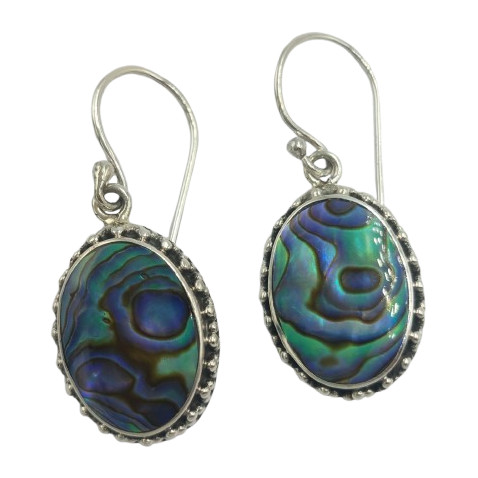 Anting Perak Kerang Oval Jawan Sari E1855