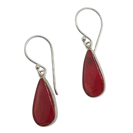 Anting Perak Kerang Tetes E1861