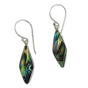 Anting Perak Kerang Wajik Panjang E1862