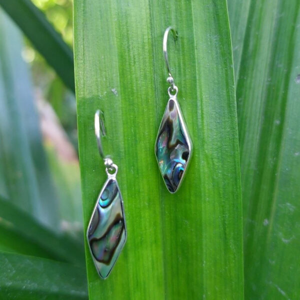 Anting Perak Kerang Wajik Panjang E1862