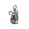 Liontin Perak Kucing dengan Permata P896