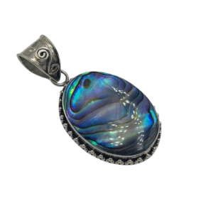 Liontin Perak Kerang Oval P897 - Image 2