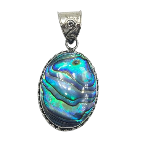 Liontin Perak Kerang Oval P897