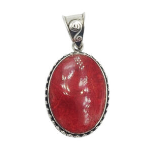 Liontin Perak Kerang Oval P897 - Image 3