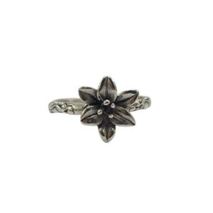 Cincin Perak Bunga Lily R678
