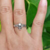 Cincin Perak Tengkorak Bali R707