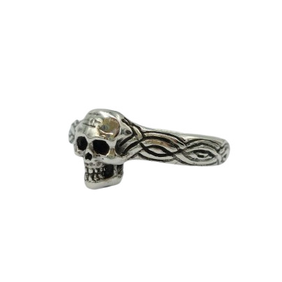 Cincin Perak Tengkorak Bali R707