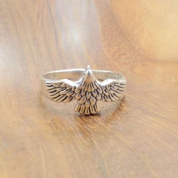 Cincin Perak Burung Elang R726