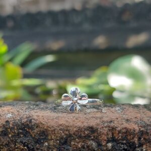 Cincin Perak Lucky Clover R727 - Image 3
