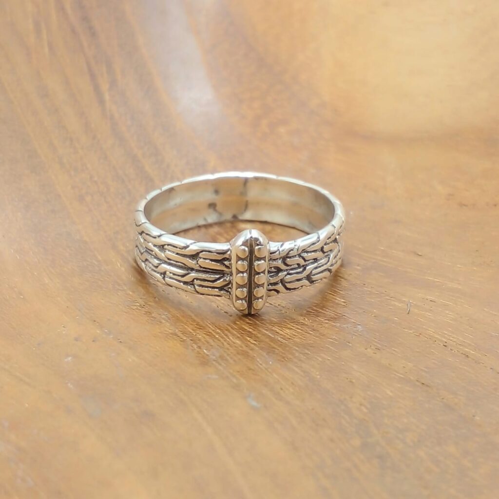 Cincin Perak Tulang Naga Ganda R750
