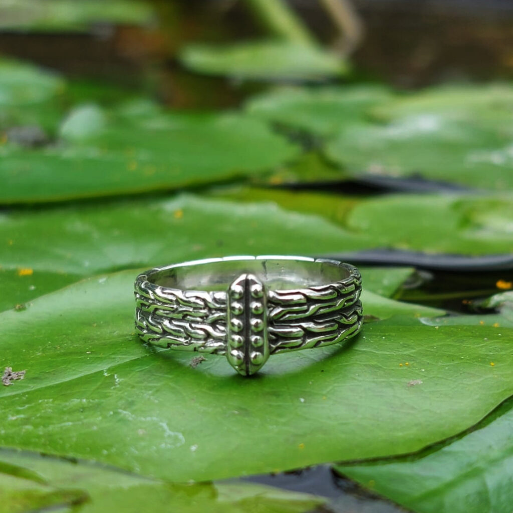 Cincin Perak Tulang Naga Ganda R750