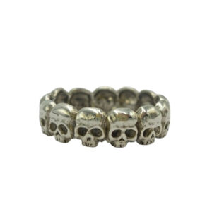Cincin Perak Gagang Tengkorak R755