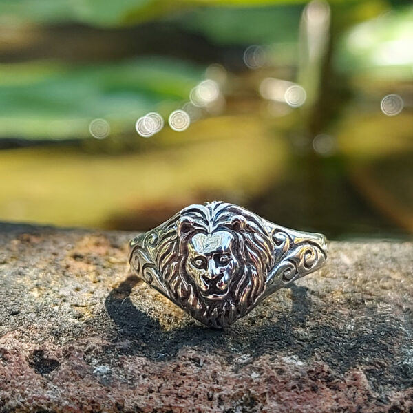 Cincin Perak Kepala Singa R775