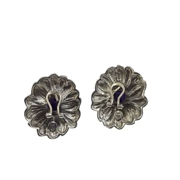 Anting Wanita Elegan Motif Daun dengan Permata E1640