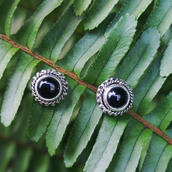 Anting Tusuk Perak Permata E1819