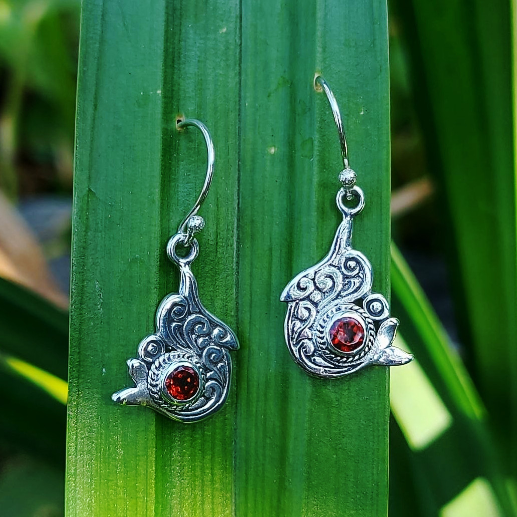 Anting Perak Lumba-Lumba Permata E1829 - Image 4