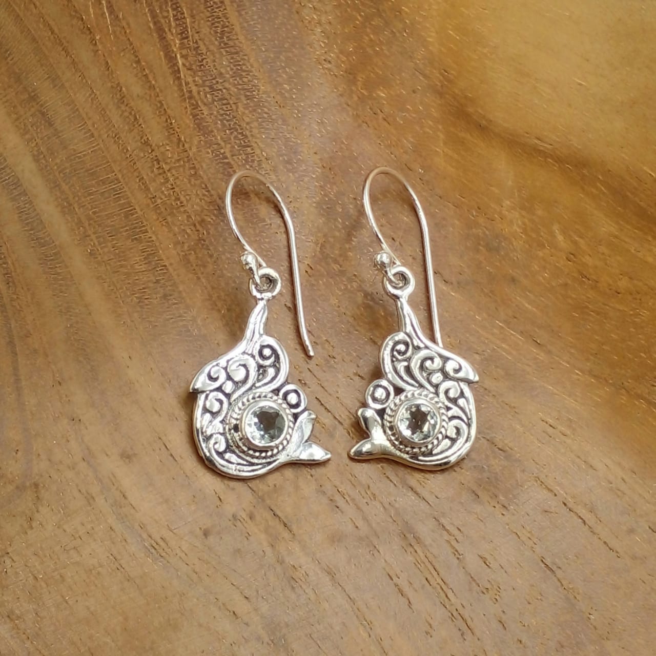 Anting Perak Lumba-Lumba Permata E1829 - Image 2