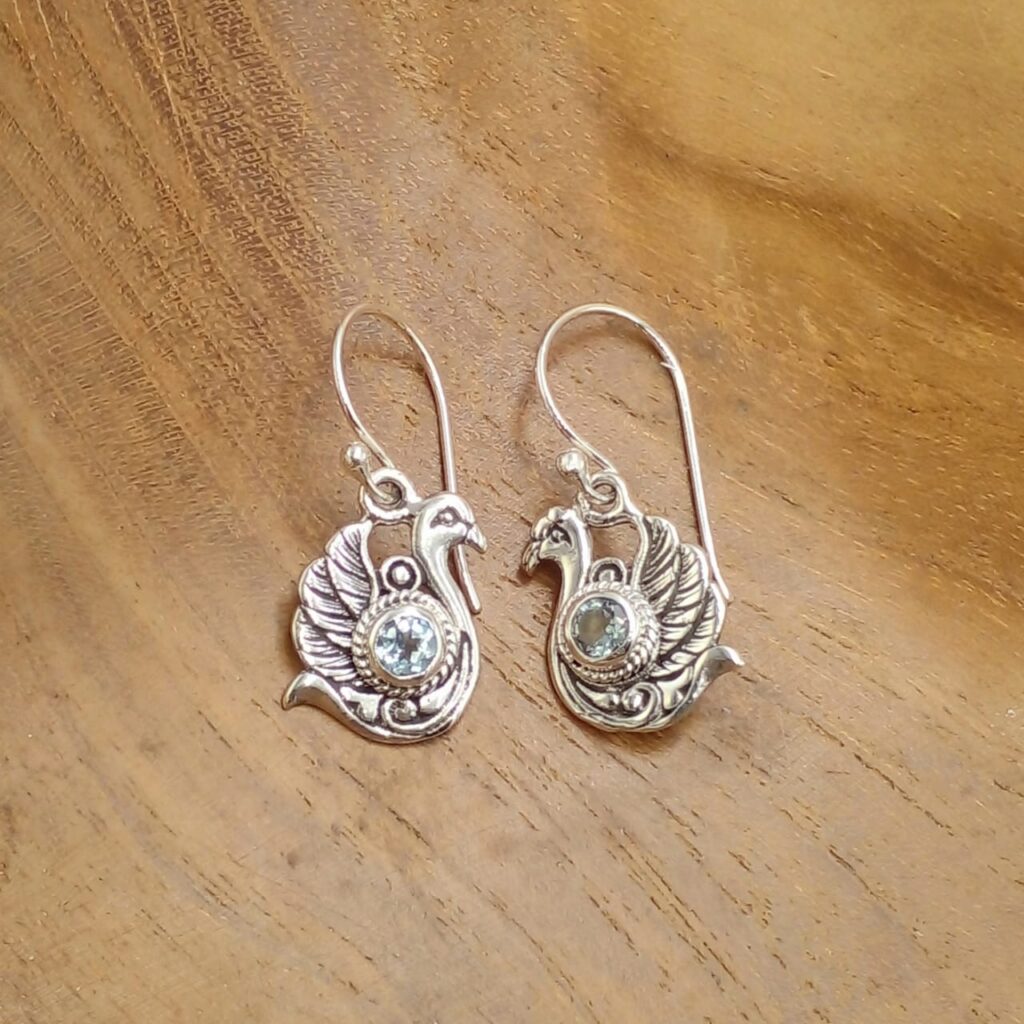 Anting Perak Angsa Permata E1833