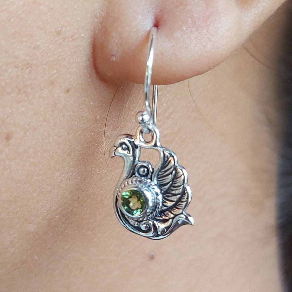 Anting Perak Angsa Permata E1833
