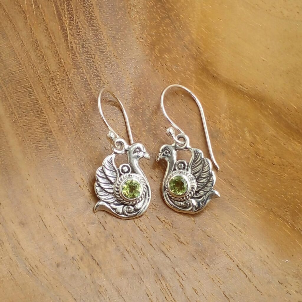 Anting Perak Angsa Permata E1833