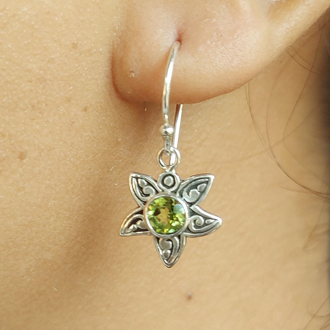 Anting Perak Bintang Laut Permata E1838 - Image 6
