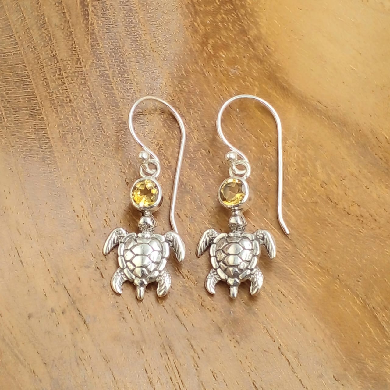 Anting Perak Penyu Permata E1846 - Image 3