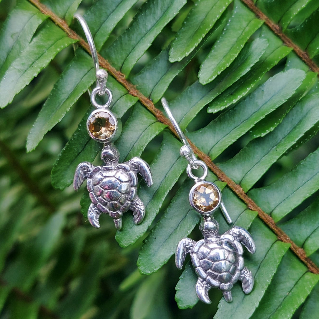 Anting Perak Penyu Permata E1846 - Image 5