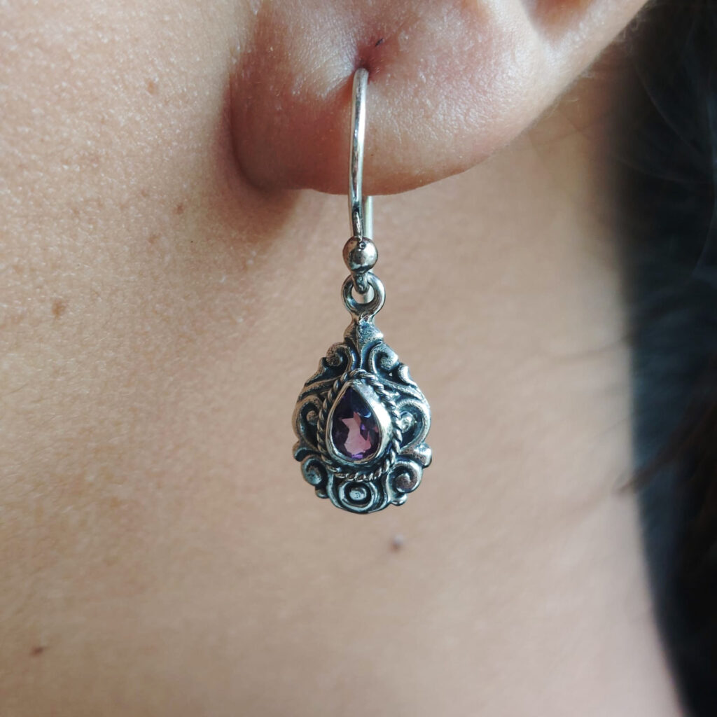 anting perak bali