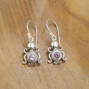 Anting Perak Gurita Permata E1881 - Image 2