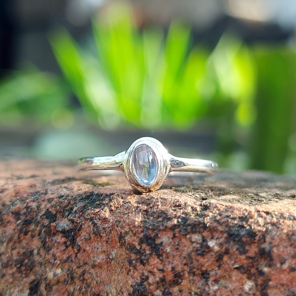 cincin perak permata wanita