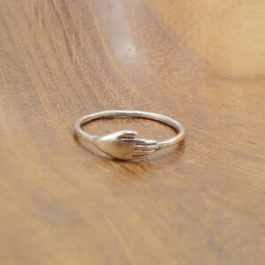 Cincin Perak Motif Tangan R696 - Gambar 3