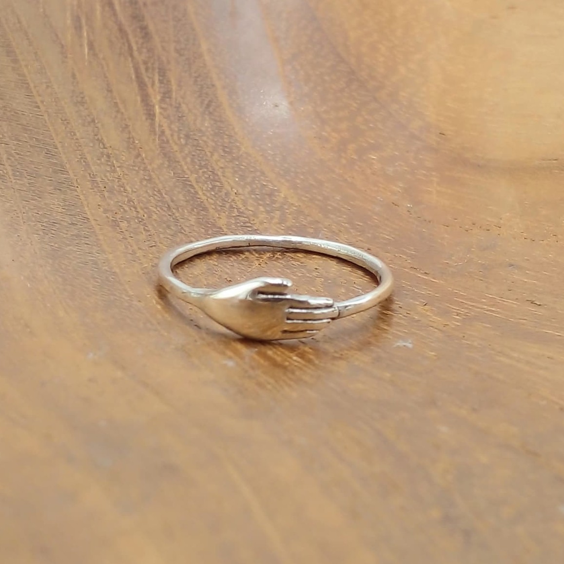 Cincin Perak Motif Tangan R696 - Gambar 3