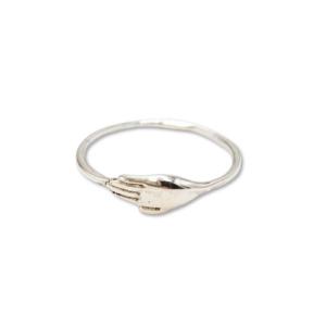 Cincin Perak Motif Tangan R696 - Gambar 1