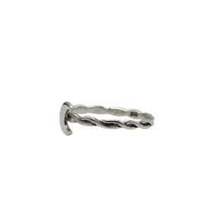 Cincin Perak Bulan Sabit R712 - Image 2