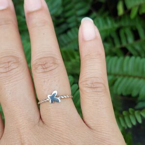cincin perak wanita simple