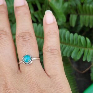 cincin perak permata wanita cantik