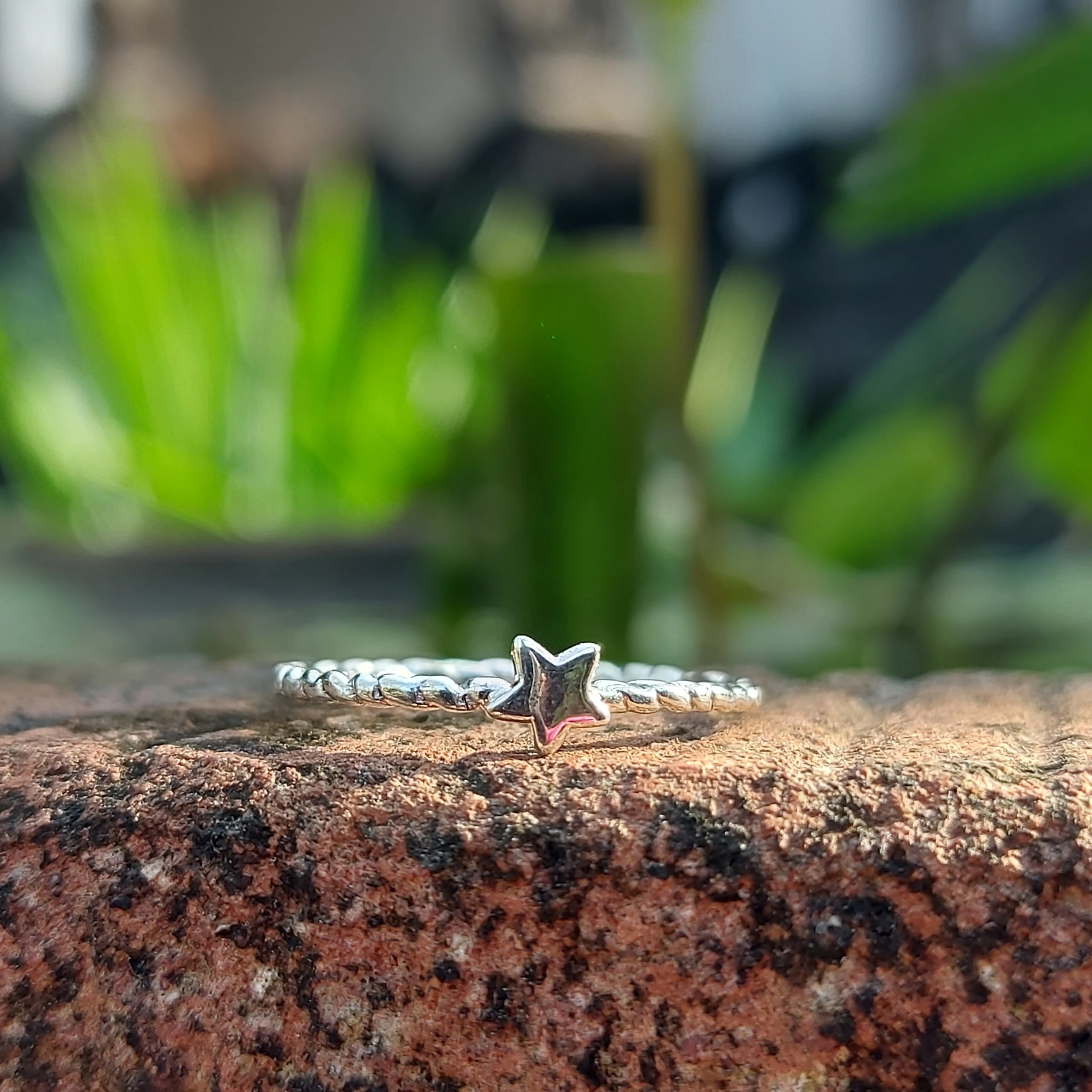 Cincin Simple Wanita Perak 925 Bintang R771 - Image 4