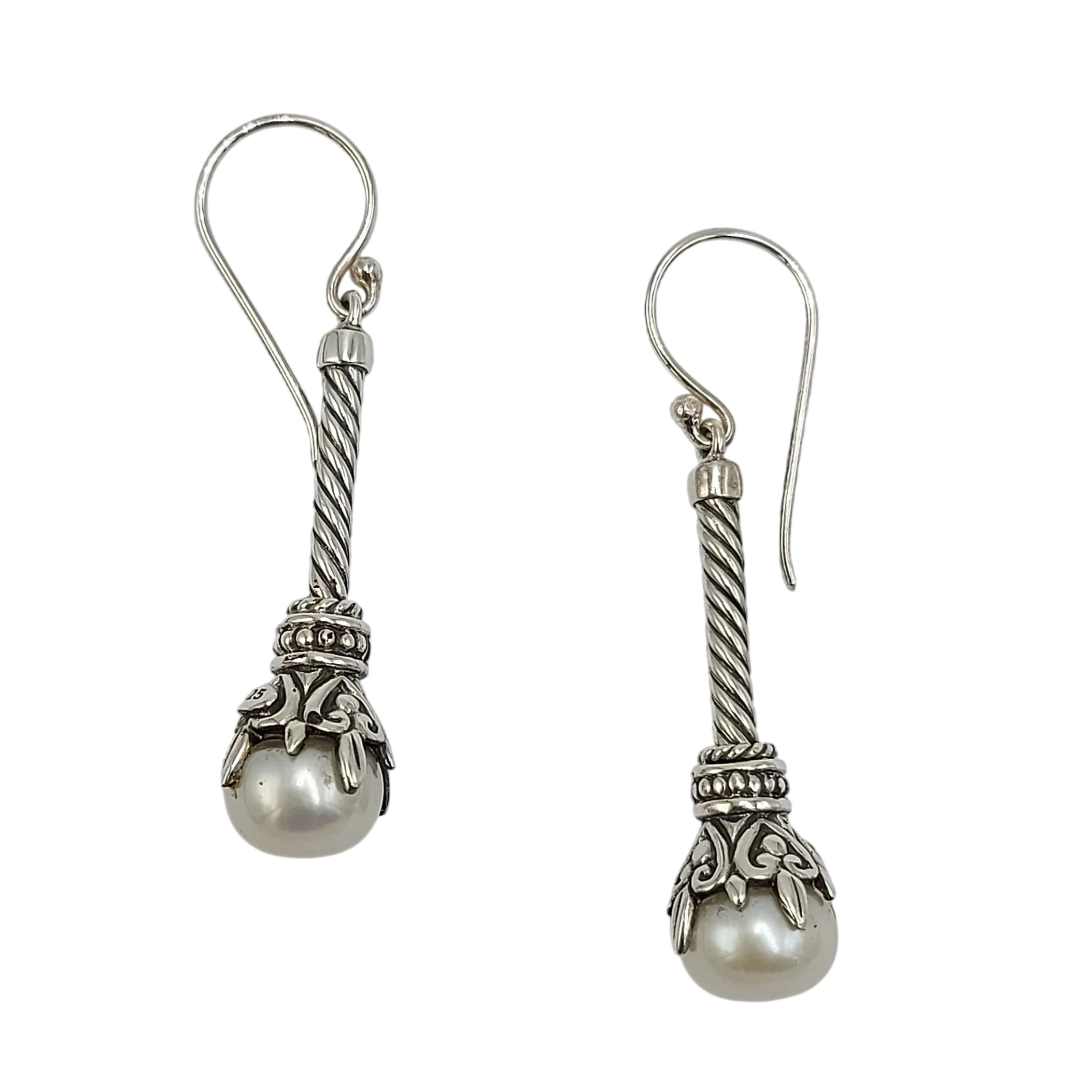 anting perak mutiara