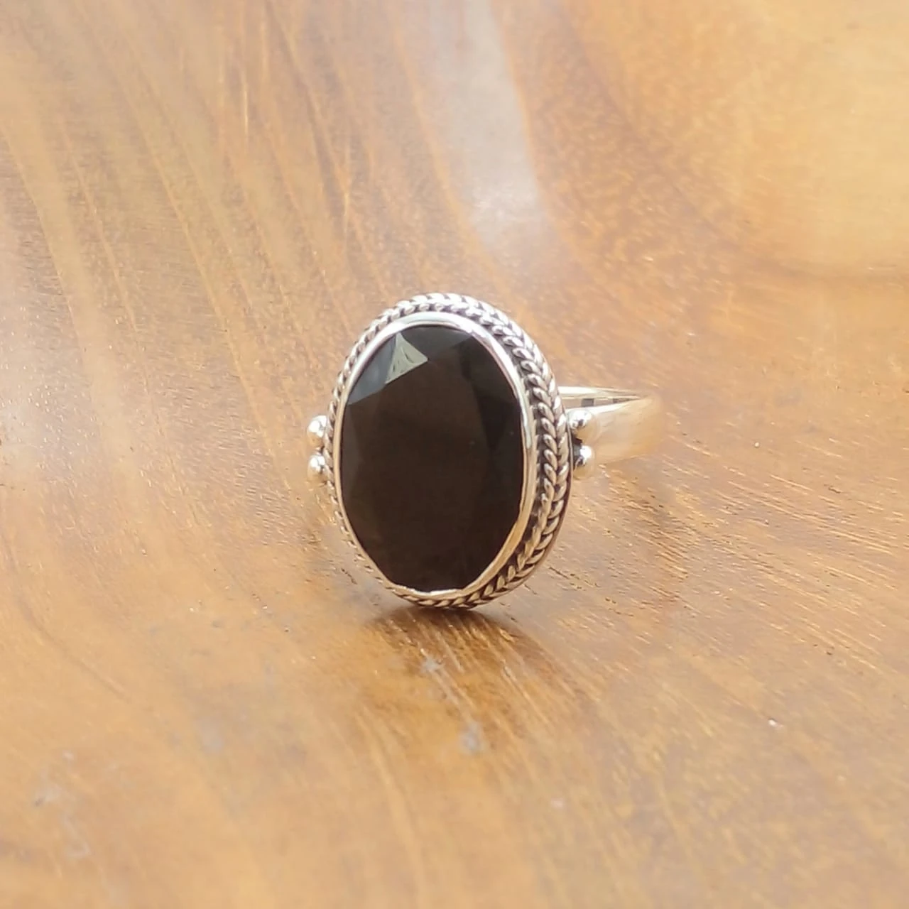 Cincin Perak Permata Satu R776 - Gambar 3